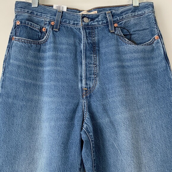 Levi’s Premium Jeans Blue Ribcage Straight Leg Ankle 31 - Picture 4 of 12